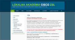 Desktop Screenshot of cisco.zsl.gda.pl